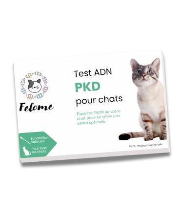 Felome PKD DNA Test for Cats Polycystic Kidney Disease Test for Your Cat Results in 2 Weeks Possible Upgrade to Genetic Panel Kitten and Cat Health Test