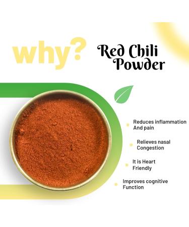 NN Organic red chili powder (lal mirch chili) for everyday cooking (1 kg) - Buy Online on GoSupps.com