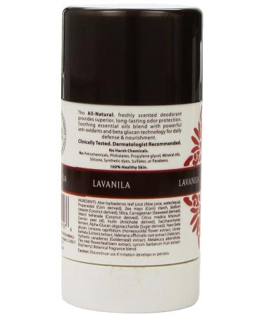 Lavanila Healthy Deodorant Vanilla Passion Fruit 2oz - Natural Odor Protection - Buy Online on GoSupps.com