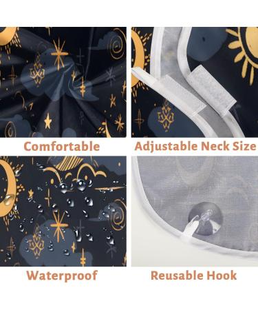 Shop Clouds Moon Stars Beard Bib Apron | Ultimate Beard Hair Catcher for Men | Perfect Father's Day & Anniversary Gift - Buy Online on GoSupps.com