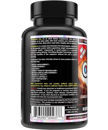 Capsimax Supplement 100mg V Capsules 60 Servings Clinically Dosed Weight Management Thermogenic Appetite Control Calorie Burning Metabolic Health Stimulant Free. BSCG Certified - Buy Online on GoSupps.com