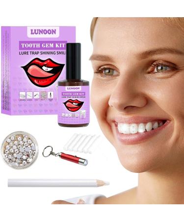 Buy Nocapam Tooth Gemstone Set - DIY Tooth Jewelry with Hardening Light & Glue | Long-Lasting Shine & Decorations - Buy Online on GoSupps.com