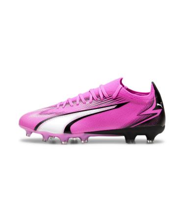 PUMA Unisex Ultra Match Fg/Ag Football Shoe 43 EU Poison Pink Puma White Puma Black