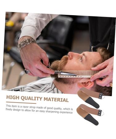 Frcolor Linen & Leather Belt Straps Set - 6pcs with Random Hooks for Razor Anchors | Durable & Stylish 46.5x6cm - Buy Online on GoSupps.com