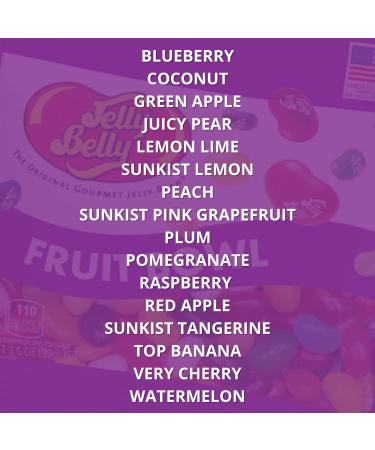 Jelly Belly Fruit Bowl Gourmet Jelly Beans 3-Pack Bundle - Christmas & Holidays Candy - Vegan Candy Dairy Free Snacks Kosher Candy Gluten Free Bulk Candy Stocking Stuffers for Teens - Buy Online on GoSupps.com