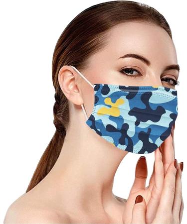 ZQP 10PCS Disposable Face Mask for Adults Breathable 3 Ply Filter Butterfly Printed Face Pr-otective Balaclava Designer Mouth Dustproof Anti-Droplets Face Scarfs Bandanas for Women Men - Buy Online on GoSupps.com