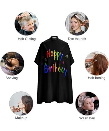 Happy Birthday Barber Cape | Cute Hair Cutting Apron for Kids - Professional Quality Haircut Cape for Boys & Girls - Buy Online on GoSupps.com