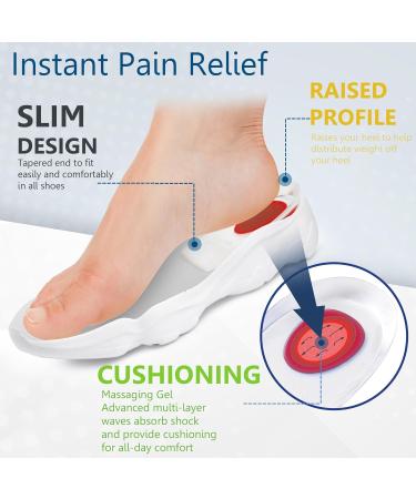 Sulpo Gel Heel Cushion Inserts for Heel Spur - Silicone Gel Insoles for Men & Women - Comfortable Heel Protection - Size 36-39 - 1 Pair - Buy Online on GoSupps.com