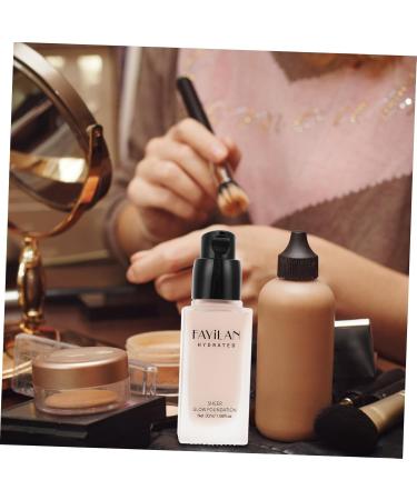 SOESFOUFU Liquid Foundation Beauty Foundation Makeup Foundation Liquid Foundation Fluid Glass Black - Buy Online on GoSupps.com