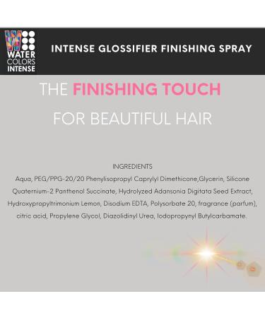 Watercolors by Tressa Intense Hair Glossifier Anti Frizz & UV Protector Finishing Spray 4 oz. - Buy Online on GoSupps.com