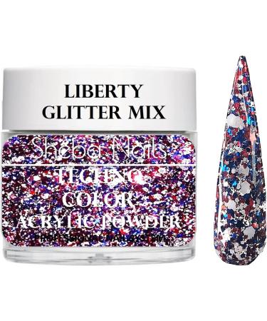 SHEBA NAILS Glitter Dip Powder Patriotic Nail Art Variety Kit - 4 x 1/4 oz Jars - Buy Online on GoSupps.com
