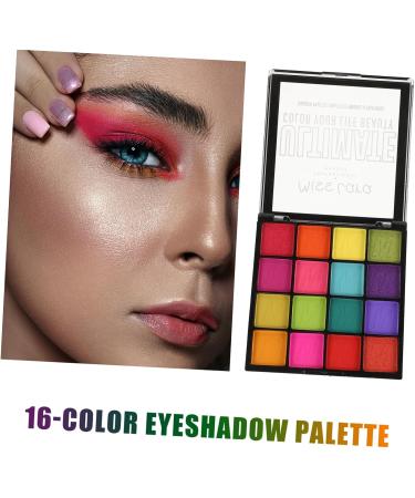 FOMIYES 16 Eyeshadow Palette Matte Eyeshadow Eye Shadow Makeup Eyeshadow Glitter Eyeshadow Face Paints Pink - Buy Online on GoSupps.com