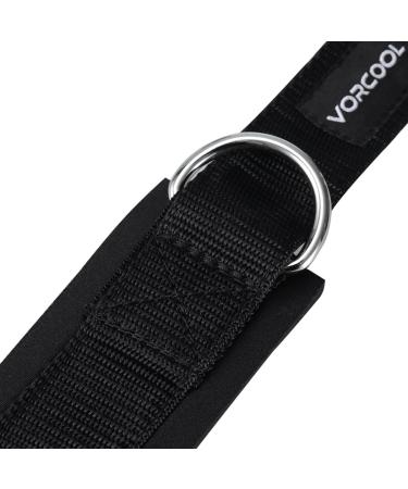 VORCOOL 2PCS Ankle Straps for Cable Machines - Neoprene Padded Ankle Cuffs for Workout Fitness - Double D-Ring Design - Ideal for Leg, Abs, and Glute Exercises - Men & Women - Carry Bag Included - Buy Online on GoSupps.com