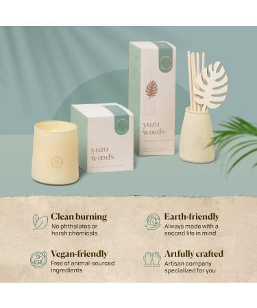 Buy Paddywax Scented Candles | Firefly Flourish Collection | Yuzu Woods Soy Wax Candle - International Shipping - Buy Online on GoSupps.com