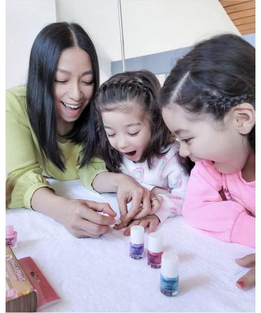 Piggy Paint All the Heart Eyes Nail Polish Set - 100% Non-Toxic, Safe, Cruelty-Free, Vegan, Low Odor for Kids - 0.5oz (Pack of 3) - Buy Online on GoSupps.com