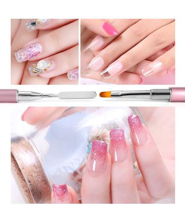 Dual-Ended Gel Brush & Picker - Mwoot Stainless Steel 2-in-1 Nail Tool for Gel & Acrylic Extensions - Perfect for Manicure - Buy Online on GoSupps.com