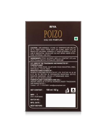 POIZO For Men & Women Eau De Parfum Spray Black Currant Musk 100 ML Long Lasting Fragrance/Sensual Perfume/Dark Force - Buy Online on GoSupps.com