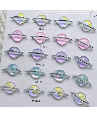 FEIlei Planet Nail Art Rhinestones 3D Nail Charms with Saturns Shape Nails Jewelry - Buy Online on GoSupps.com