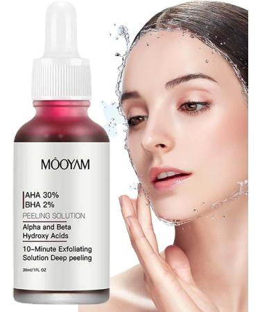  Lambo AHA facial essence exfoliating skin serums skin-brightening AHA acid pore-soothing essential oil (30 ml) - Buy Online on GoSupps.com