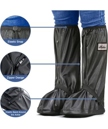 LINKEASE Waterproof Shoe Cover - Foldable & Reusable with Reflector | 2 Pairs XX-Large - Ideal for Motorcycle, Fishing, Cycling & More - Buy Online on GoSupps.com