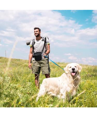 SLSON Dog Treat Pouch Bag with Collapsible Dog Bowl Dog Walking Bag with Water Bottle Bag Puppy Training Bag with Adjustable Belt and Shoulder Strap for Walking Traveling - Buy Online on GoSupps.com
