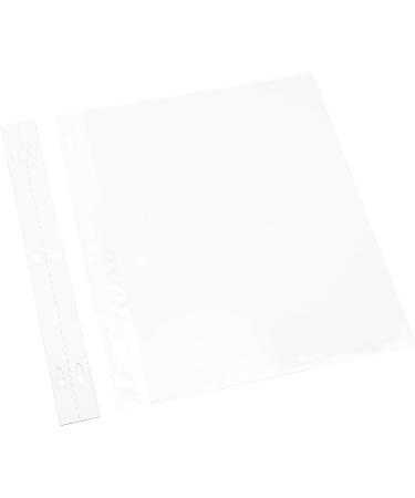 Postbond Top Loading Page Protectors 8.5X11 - 5 Pack with White Inserts - Buy Online on GoSupps.com
