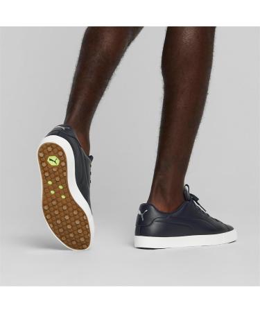 PUMA Men's Fusion Classic Golf Shoe - 46 EU Navy Blazer | International Shipping Available - Buy Online on GoSupps.com