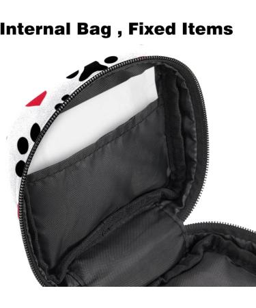 Womens Binding-Up Bags | Dog Paw Red Hearts Pattern | Tampon Storage & Menstrual Betting Bags - Zezenb cken - Buy Online on GoSupps.com