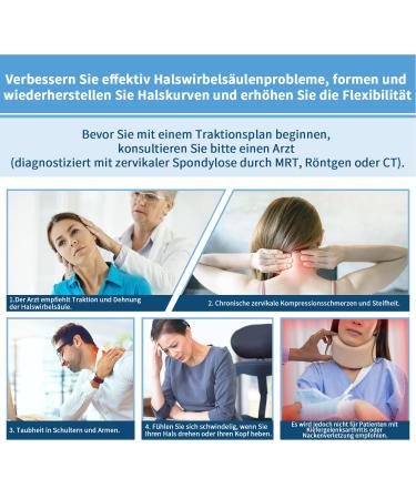Hold Sound Neck Pull Device - Adjustable Neck Traction with 3 Power Levels & 8 Airbag Support for Pain Relief & Stretching - International Shipping Available - Buy Online on GoSupps.com