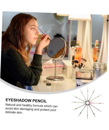 Beavorty 12 Pcs Brown Pencil Green Suits Blue Suits Eyeshadow Pencil Eyeliner Miss Eye Shadow Stick Make up 1 count (Pack of 1) As Shown - Buy Online on GoSupps.com