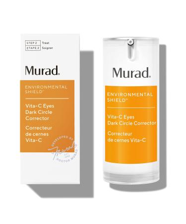 Murad Environmental Shield Vita-C Eyes Dark Circle Corrector – Vitamin C Brightening Serum – Anti-Aging Treatment for Puffiness and Wrinkles, 0.5 Fl Oz