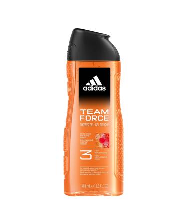 adidas Adidas Team Force 3-in-1 Shower Gel for Body Hair and Face Vegan Formula 400 ml