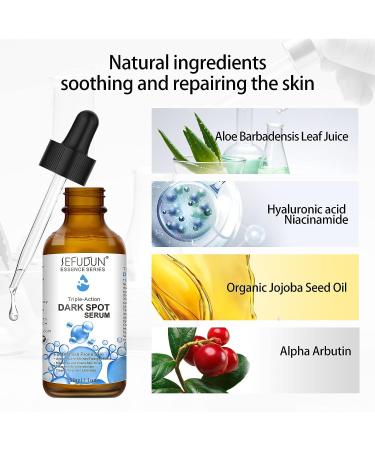 Dark Spot Corrector Serum with Alpha Arbutin, Kojic Acid & Licorice Root Extract - 30ml - Buy Online on GoSupps.com