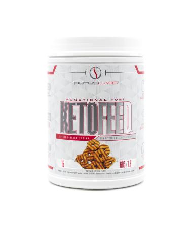 Purus Labs KETOFEED Protein Powder 15 Servings (Savory Chocolate Cream)
