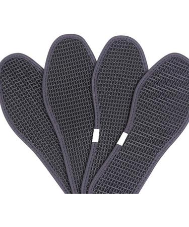 EXCEART 2 Pairs Bamboo Charcoal Odor Control Shoe Insoles - Size 40 Black 24x5cm - Buy Online on GoSupps.com