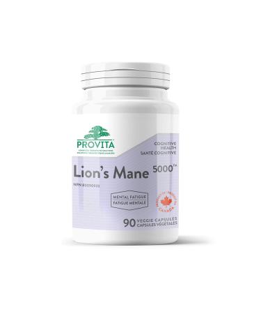 Lion's Mane - 10:1 extract / 5000 mg DHE by Provita Nutrition (Canadian Made) 90vcaps