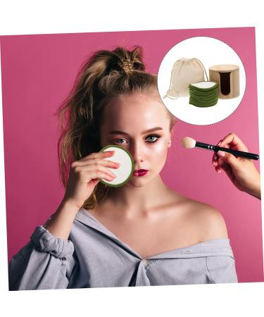 Hemoton Makeup Remover Pad Storage Stand - Reusable Cleansing Pads & Cotton Round Holder for Eye Makeup | Eco-Friendly Absorbent Makeup Puffs - Buy Online on GoSupps.com