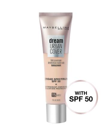 Maybelline Dream Urban Cover Foundation Makeup SPF 50 - Ivory - Buy Online on GoSupps.com