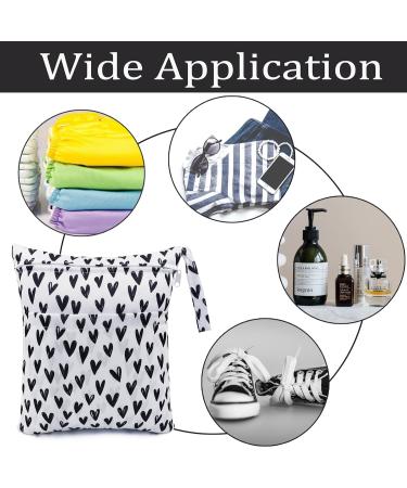 Felfang Diaper Bag Set - 2 Wetbag Organizers & Reusable Fabric Diapers (White Heart) | International Shipping Available - Buy Online on GoSupps.com