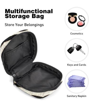GIAPB Zebra Print Period Bag | Sanitary Napkin & Makeup Storage Pouch Color4127 - Buy Online on GoSupps.com