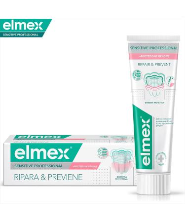 Elmex Sensitive Professional Toothpaste 75ml | Repair & Prevent Sensitive Teeth | Immediate Relief & Protection - Buy Online on GoSupps.com
