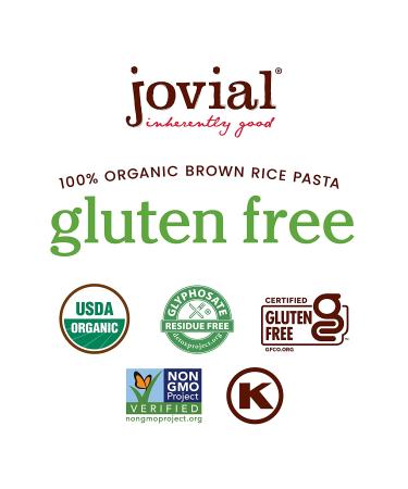 Jovial Organic Gluten Free Brown Rice Pasta Spaghetti - 4 Pack - Buy Online on GoSupps.com