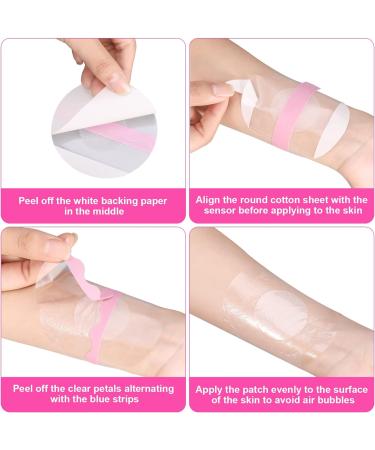 50 Waterproof Freestyle Libre Sensor Patches - Transparent No Glue Sports Plaster for Ultimate Protection - Buy Online on GoSupps.com