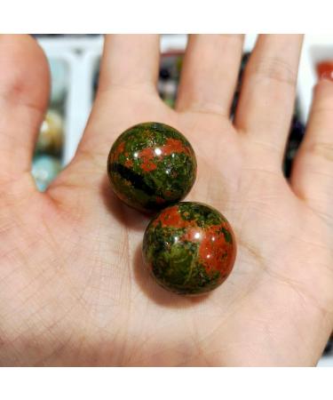 3 Natural Green red one Eye Spheres Stone JZIGTDEM - Buy Online on GoSupps.com