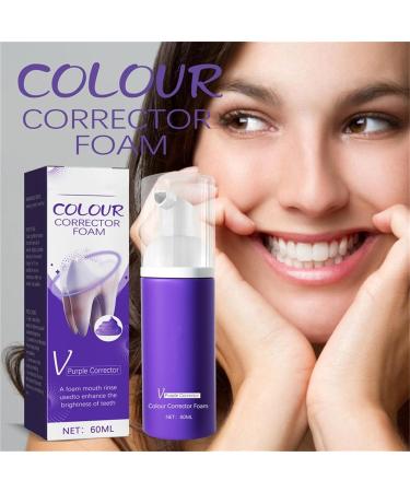 Purple Toothpaste for Teeth Whitening | Color Corrector Foam & Stain Removal | Boost Oral Health & Gum Repair - Buy Online on GoSupps.com
