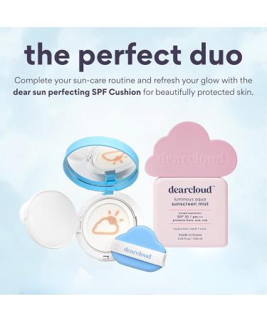 dearcloud Luminous Aqua Sun Mist SPF 30 Cica & Hyaluronic Acid Korean Sunscreen Spray Sunscreen for Face & Body (3.38 Fl oz) - Buy Online on GoSupps.com