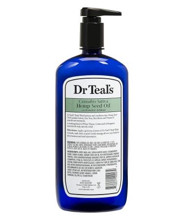 Dr Teal's Body Wash Combo Pack - Hemp Seed Oil & Calm & Serenity - 48 fl oz (Total) - Buy Online on GoSupps.com