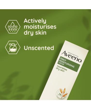 Aveeno Colloidal Oatmeal Cream 100ml - Moisturizes Dry & Sensitive Skin, Suitable for Adults & Babies from 3 Months - Pack of 1 - Buy Online on GoSupps.com