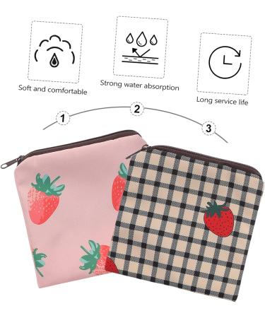 Healifty Portable Menstrual Pad Bag - Napkin Storage Organizer for Feminine Products - Set of 6 Mini Tote Purses - Ideal for Students - Small and Practical - As Shown - Buy Online on GoSupps.com