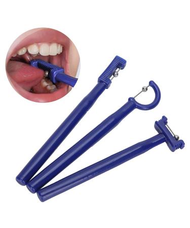 3pcs Tongue Tip Exercise Tool Set - Oral Muscle Training for Lateralization and Lifting - Buy Online on GoSupps.com